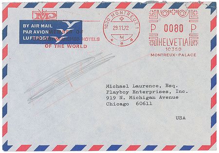 Lot #639 Vladimir Nabokov: The Lolita author thanks Playboy for an advance copy of a Yevtushenko interview mentioning him - Image 2