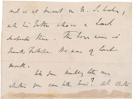 Lot #688 Anthony Trollope Signature - Image 2