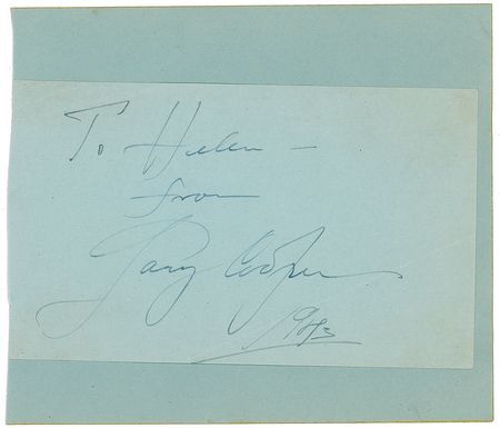 Lot #332 Gary Cooper - Image 2