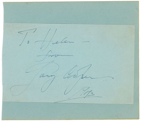 Lot #332 Gary Cooper - Image 1