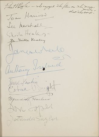 Lot #326 Brian Aherne’s Guest Book - Image 3