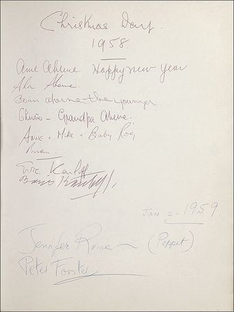 Lot #326 Brian Aherne’s Guest Book - Image 5