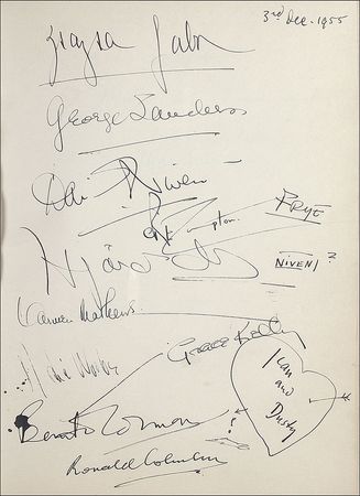 Lot #326 Brian Aherne’s Guest Book - Image 7