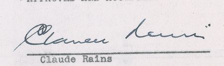 Lot #255 Claude Rains - Image 3