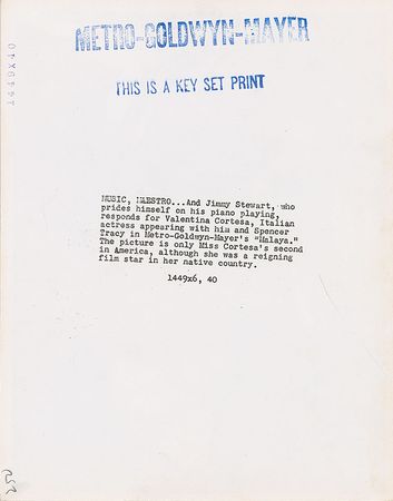 Lot #212 James Stewart - Image 2