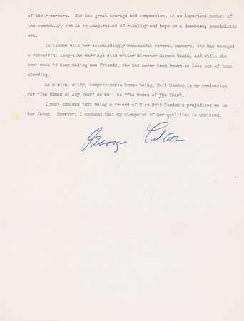 Lot #1687 George Cukor - Image 2
