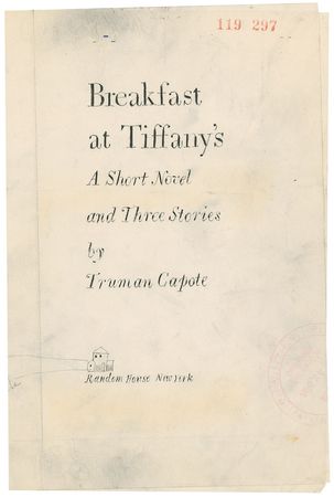 Lot #283 Breakfast at Tiffany's Hand-Corrected Manuscript by Truman Capote - Image 8