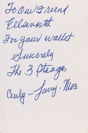 Lot #220 Three Stooges: Moe Howard - Image 2