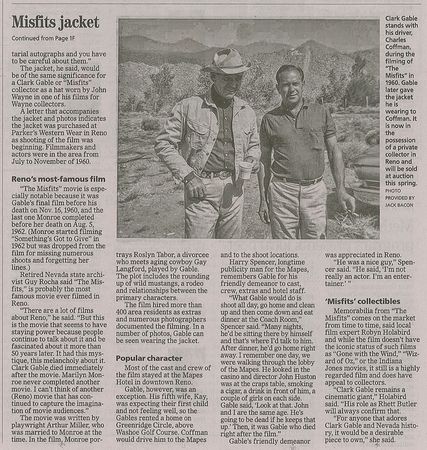 Lot #523 The Misfits: Clark Gable - Image 6