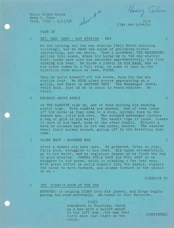 Lot #648 Zorro: Henry Calvin - Image 2
