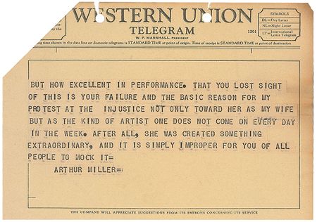Lot #358 Some Like it Hot: Arthur Miller and Marilyn Monroe - Image 6