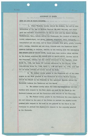 Lot #309 Secret Life of Walter Mitty: James Thurber - Image 2