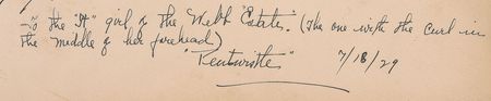Lot #333 Peg Entwistle - Image 1