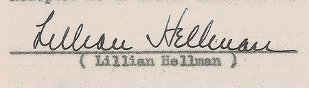 Lot #305 Lillian Hellman - Image 1