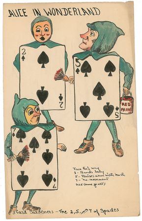 Lot #571 Alice in Wonderland: Playing Cards - Image 1