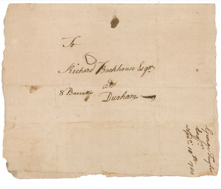 Lot #1584 Declaration of Independence: George Taylor: One of only two known letters by the rare Pennsylvania Signer to come to auction - Image 2