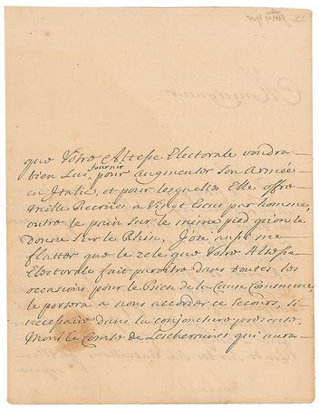 Lot #1582 John Churchill, 1st Duke of Marlborough Signed Letter - Image 2