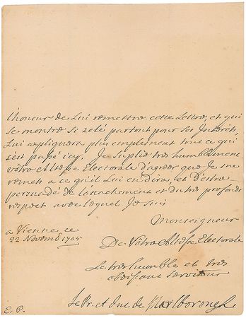 Lot #1582 John Churchill, 1st Duke of Marlborough Signed Letter - Image 3