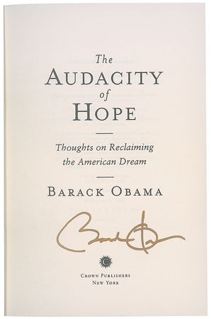 Lot #160 Barack Obama Book - Image 1