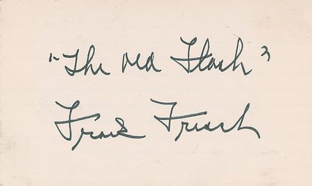 Lot #1429 Frank Frisch - Image 1