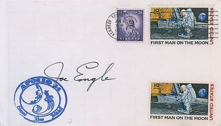 Lot #474 Apollo 14: Cernan and Engle Commemorative Covers - Image 1
