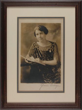 Lot #20 Grace Coolidge Signed Photograph