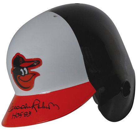 Lot #1522 Brooks Robinson Batting Helmet - Image 1