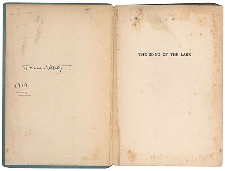 Lot #608 Willa Cather: Critiquing her own Song of the Lark - Image 3