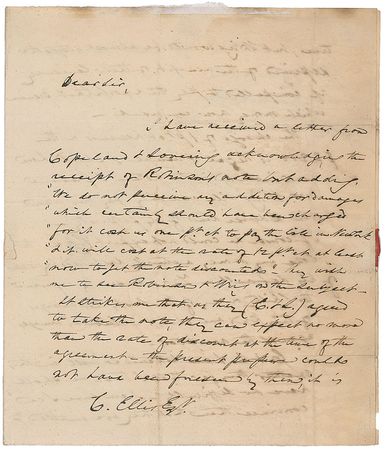 Lot #121 Martin Van Buren Handwritten Letter Signed - Image 1