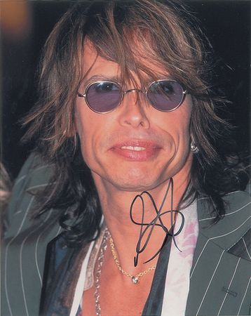 Lot #904 Aerosmith: Steven Tyler Signed Photographs - Image 1
