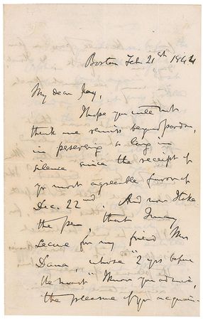 Lot #352 Charles Sumner - Image 1