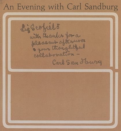 Lot #742 Carl Sandburg - Image 1