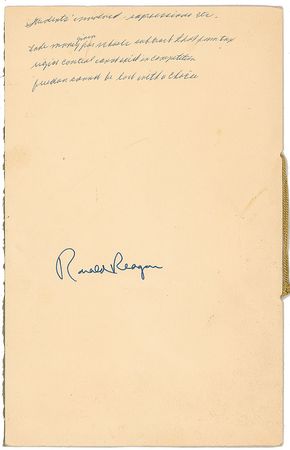 Lot #166 Ronald Reagan Program - Image 2