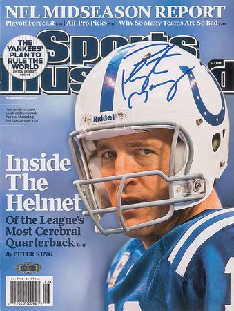 Lot #1420 Football: Colts Quarterbacks Magazines - Image 1