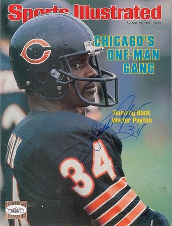 Lot #1402 Chicago Bears Running Backs Magazines - Image 1
