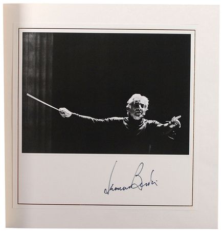 Lot #825 Carnegie Hall: Exquisite and highly sought-after Concert of the Century presentation, featuring Bernstein and Horowitz - Image 1