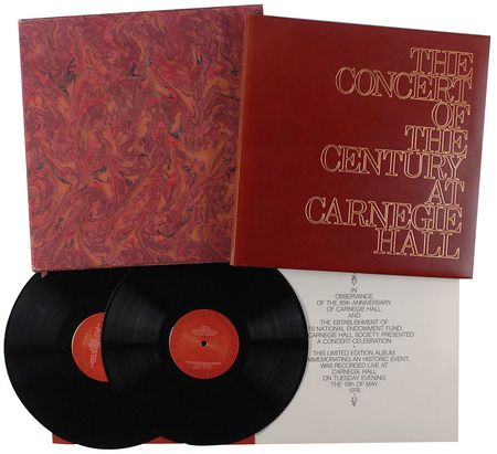 Lot #825 Carnegie Hall: Exquisite and highly sought-after Concert of the Century presentation, featuring Bernstein and Horowitz - Image 3