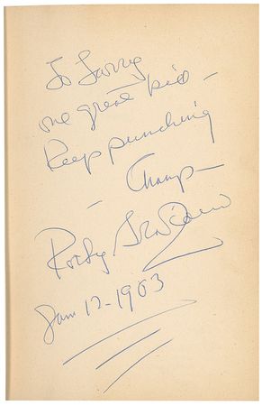 Lot #1436 Rocky Graziano - Image 1