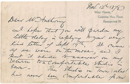 Lot #601 George Henry Boughton: ?Realistic and Idealistic work do not mix well between the same covers? - Image 1