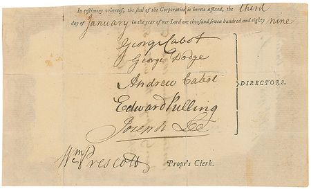 Lot #278 George Cabot - Image 1