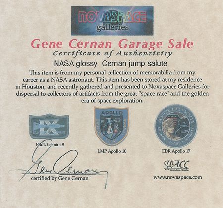 Lot #532 Gene Cernan Signed Photograph - Image 2