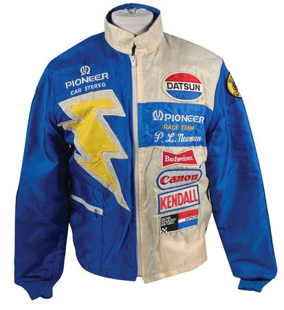 Lot #1116 Paul Newman: Newman’s racing jacket from Laguna Seca Raceway—with impressive photographic provenance - Image 1
