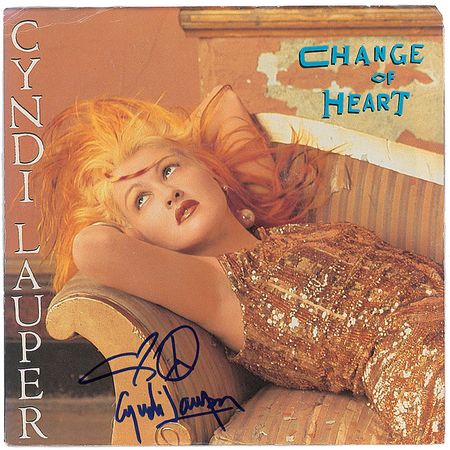 Lot #932 Cyndi Lauper 45 RPM Records - Image 1