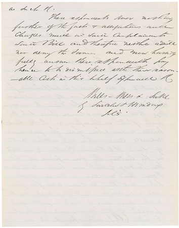 Lot #69 Abraham Lincoln: William H. Herndon Signed Document - Image 2