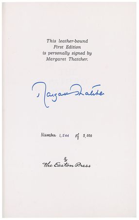 Lot #365 Margaret Thatcher Book - Image 1