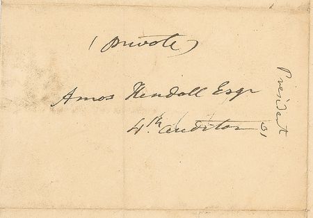 Lot #49 Andrew Jackson: President Jackson searches to locate a confidential report ?on the subject of his negotiation with Spain for the delivery of the Trovedas & the boundary of Louisiana? - Image 2