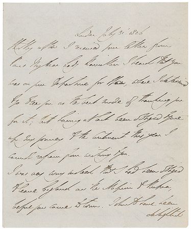 Lot #403 Duke of Wellington Handwritten Letter Signed - Image 1