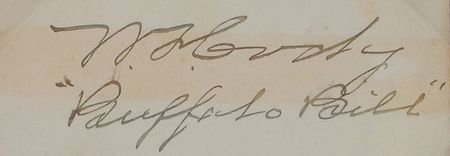 Lot #190 William F. ?Buffalo Bill? Cody Signature - Image 2