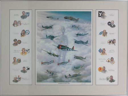 Lot #493 Gathering of Eagles, 1985 Lithographs - Image 1