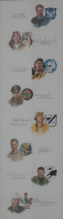 Lot #493 Gathering of Eagles, 1985 Lithographs - Image 2